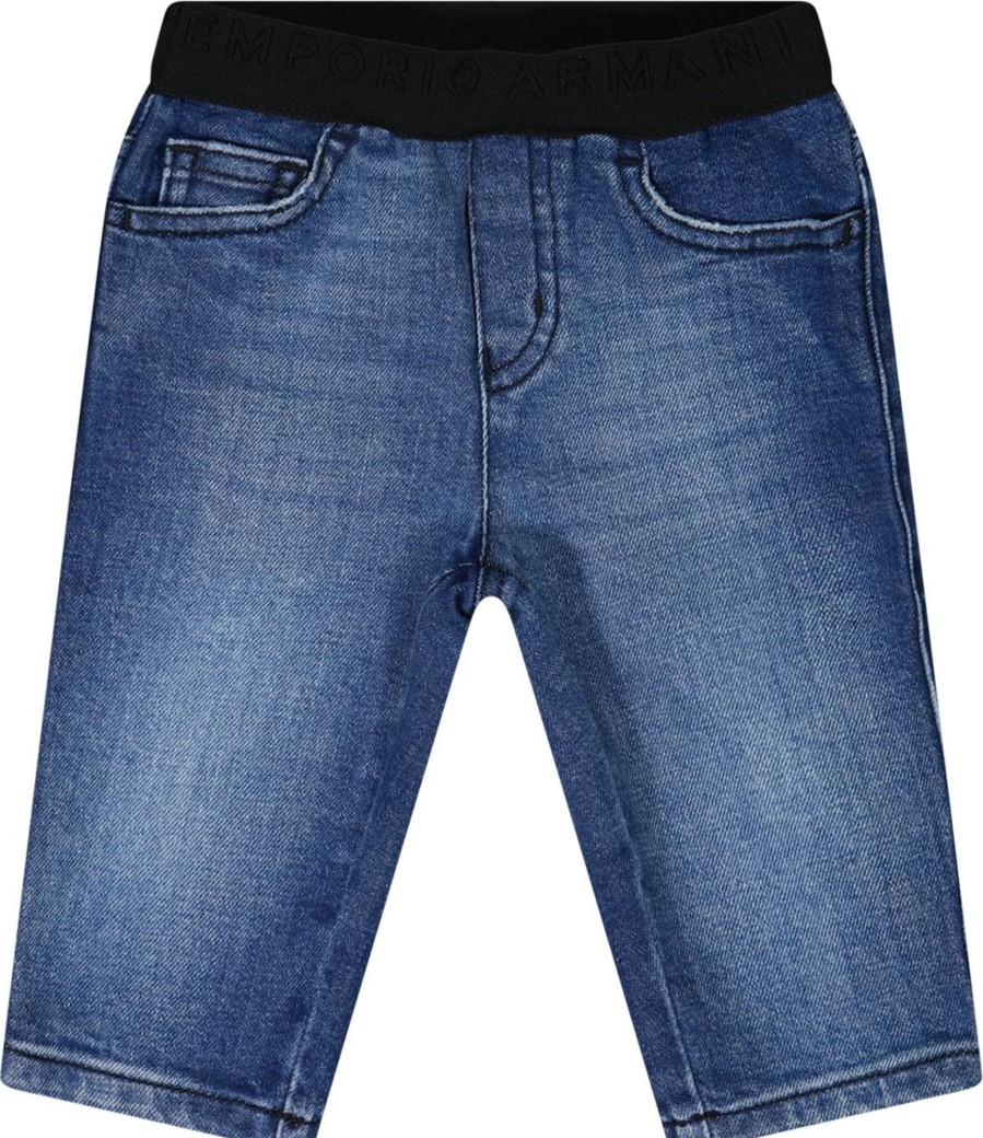 Kids Emporio Armani Jeans | Emporio Armani Armani Baby Jongens Jeans Blauw Blauw