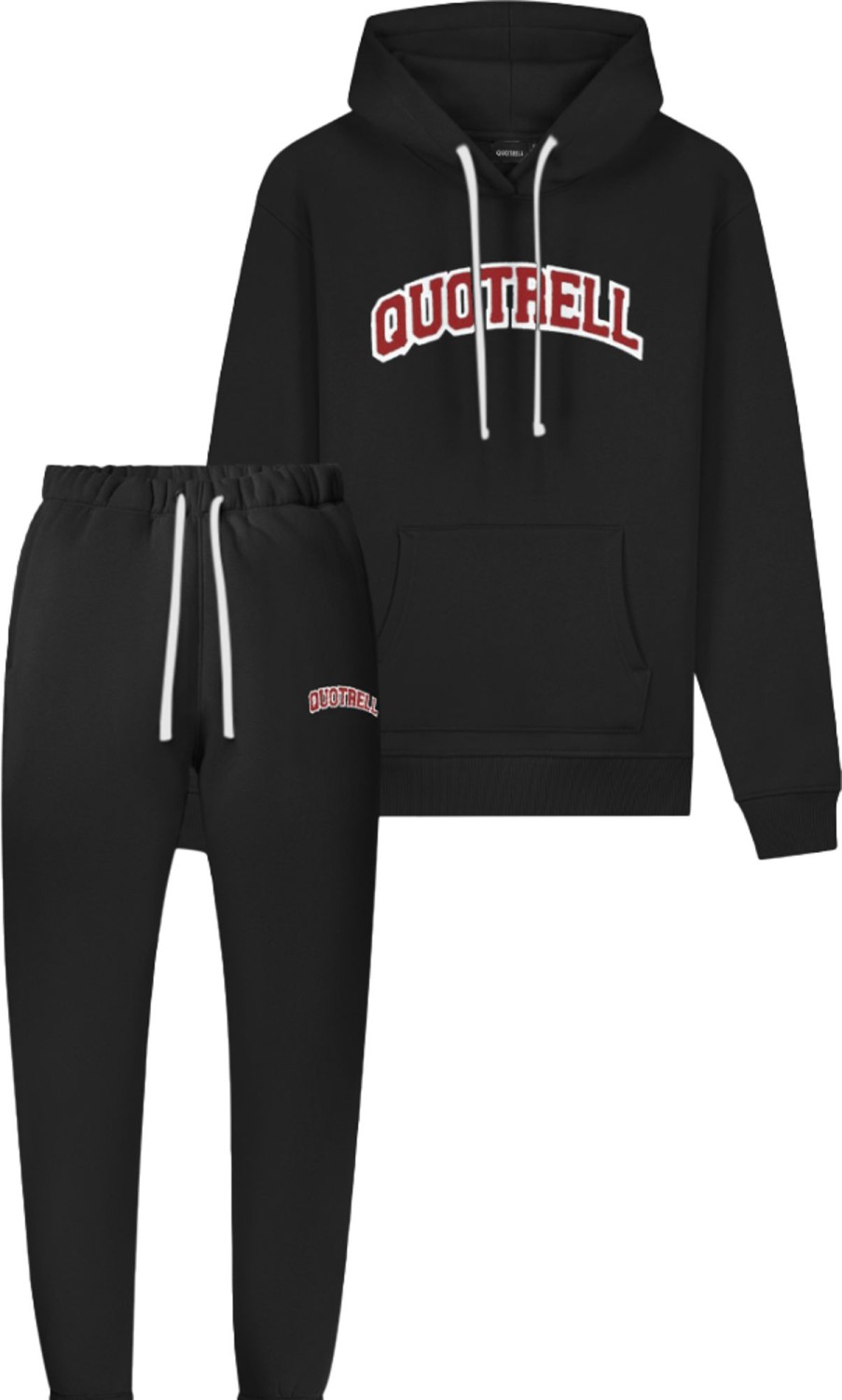 Heren Quotrell | Quotrell University Set | Black/Red Zwart