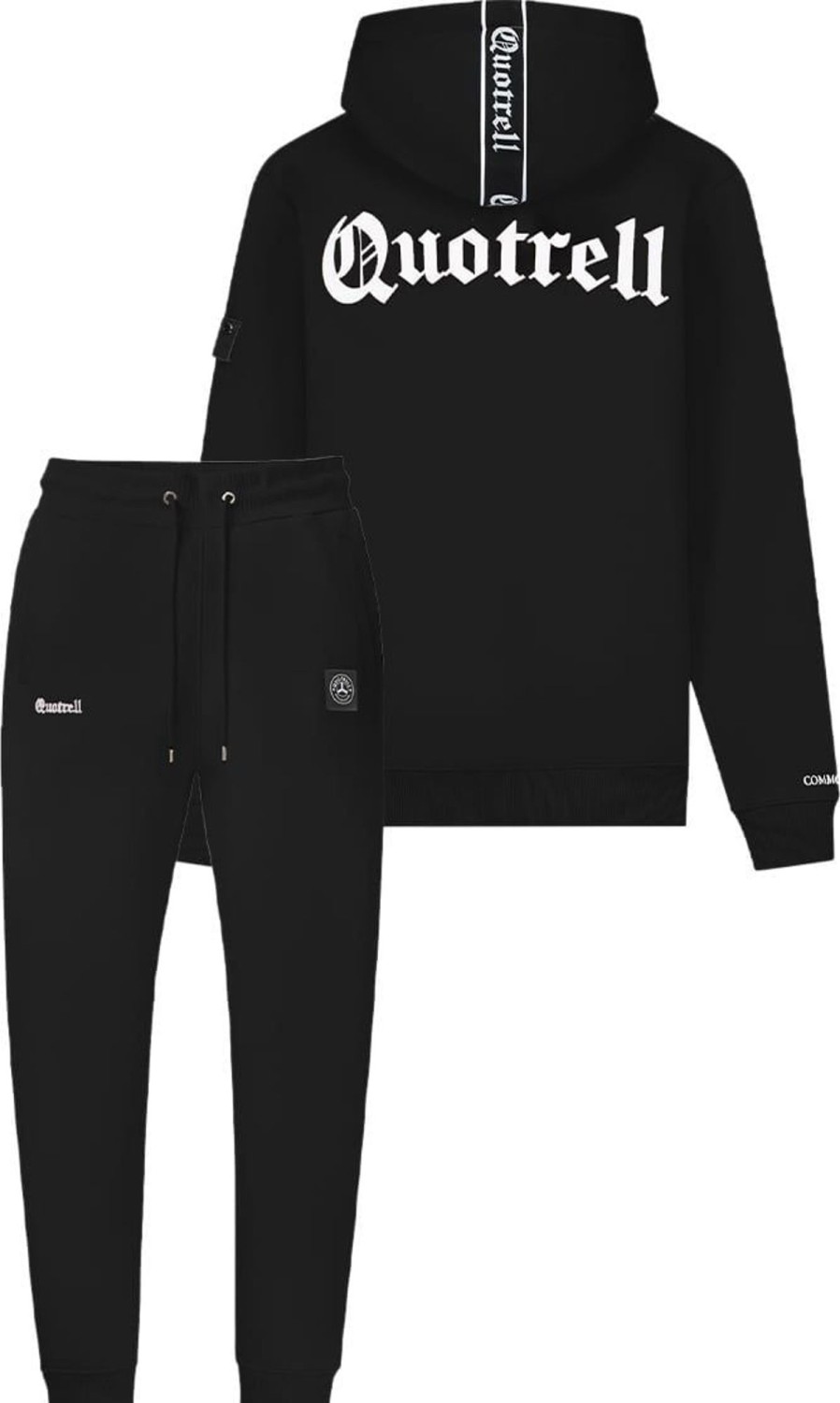 Heren Quotrell | Quotrell Commodore Set | Black/White Zwart