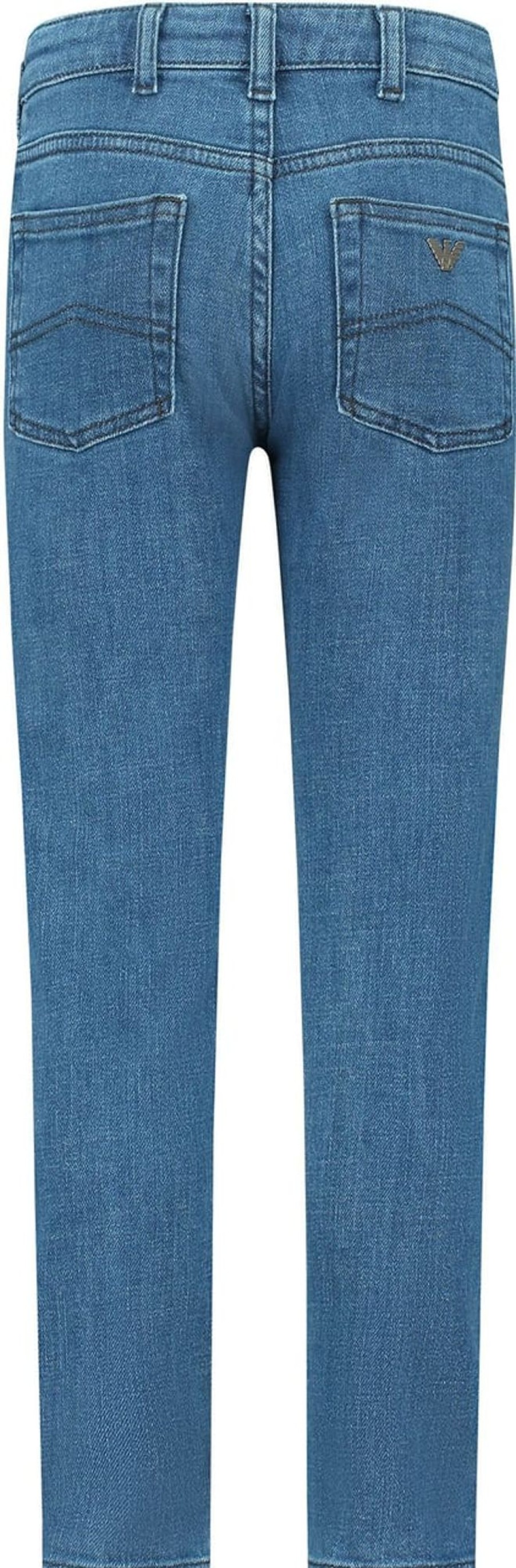 Kids Emporio Armani Broeken | Emporio Armani Pockets Pant Blauw