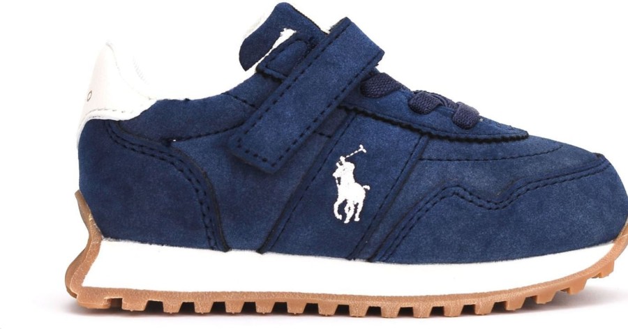 Kids Ralph Lauren Sneakers | Ralph Lauren Train Sneaker Blauw Blauw