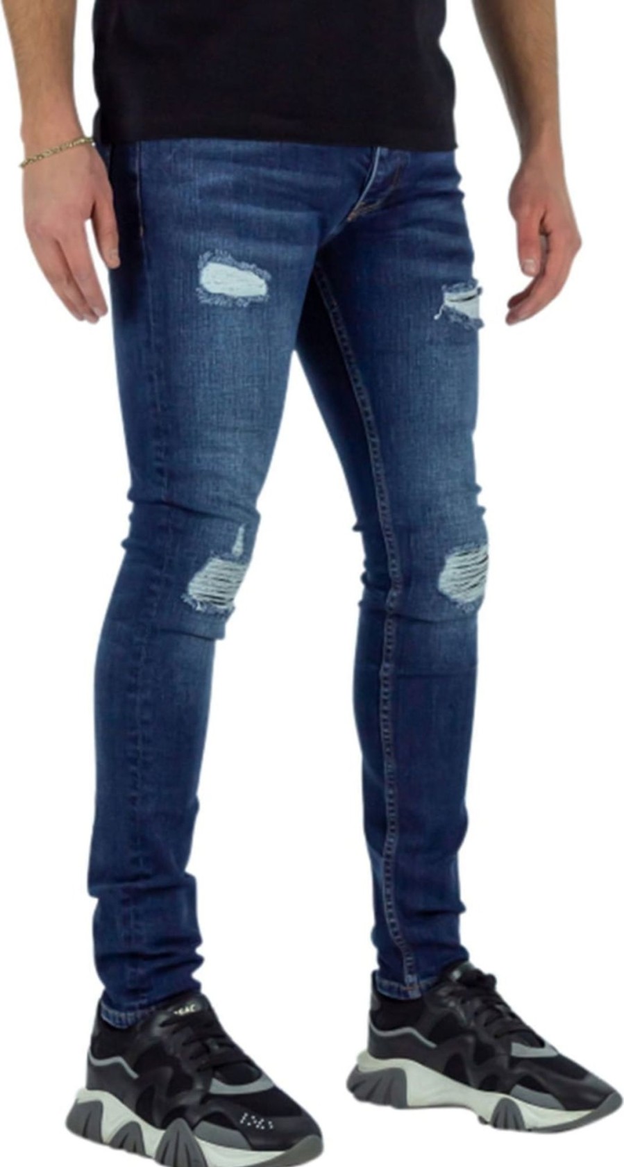 Heren Richesse | Richesse Louis Blue Jeans Blauw