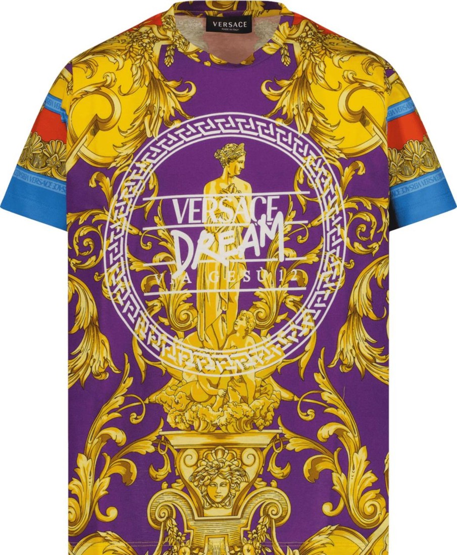 Kids Versace Tops | Versace Versace Kinder Meisjes T-Shirt Roze Roze