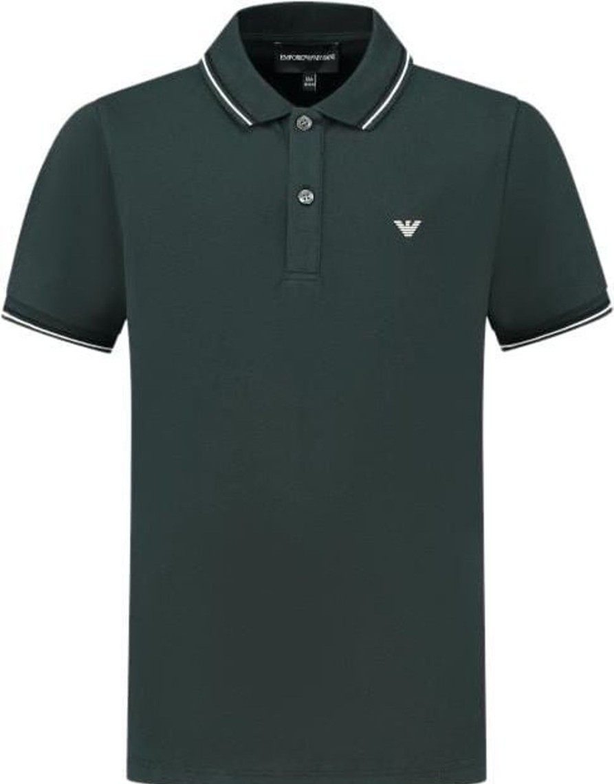 Kids Emporio Armani T-Shirts | Emporio Armani Polo Groen