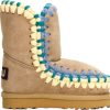 Kids MOU Laarzen | Mou Eskimo Kid Overstitching Beige Beige