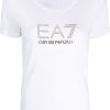 Dames EA7 | Ea7 T-Shirts And Polos White Wit