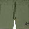 Heren Malelions | Malelions Atlanta Swimshort - Light Army Groen