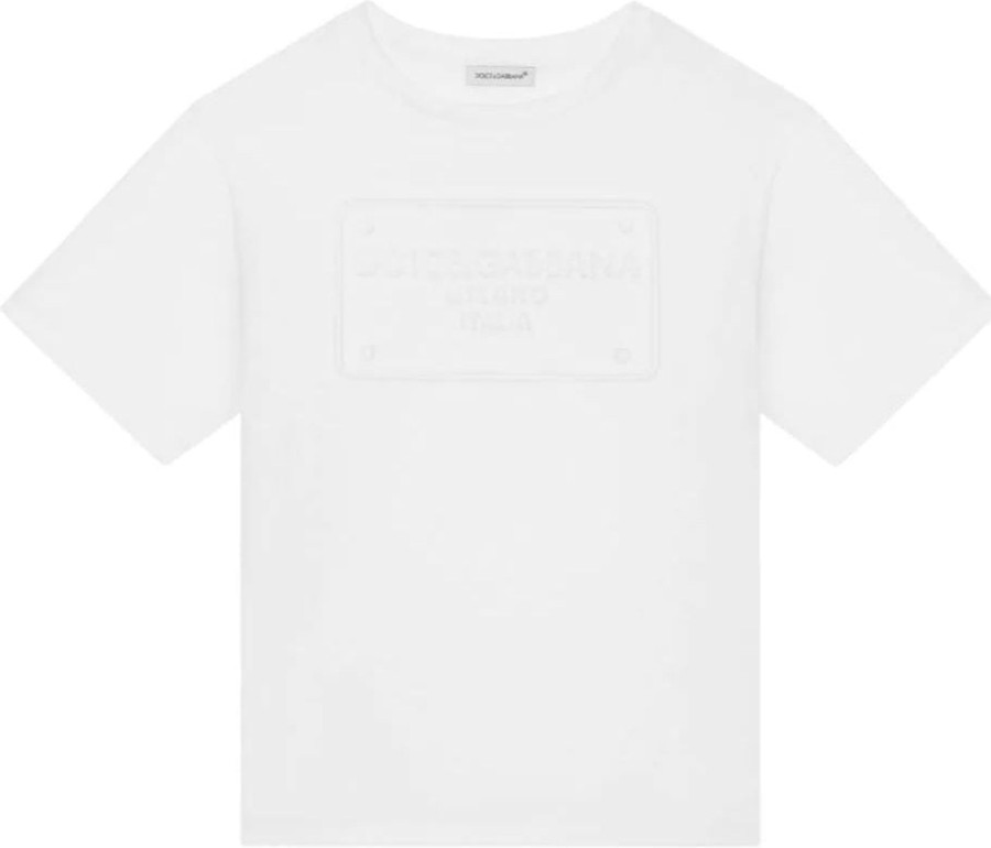 Kids Dolce & Gabbana Tops | Dolce & Gabbana T-Shirt White Wit