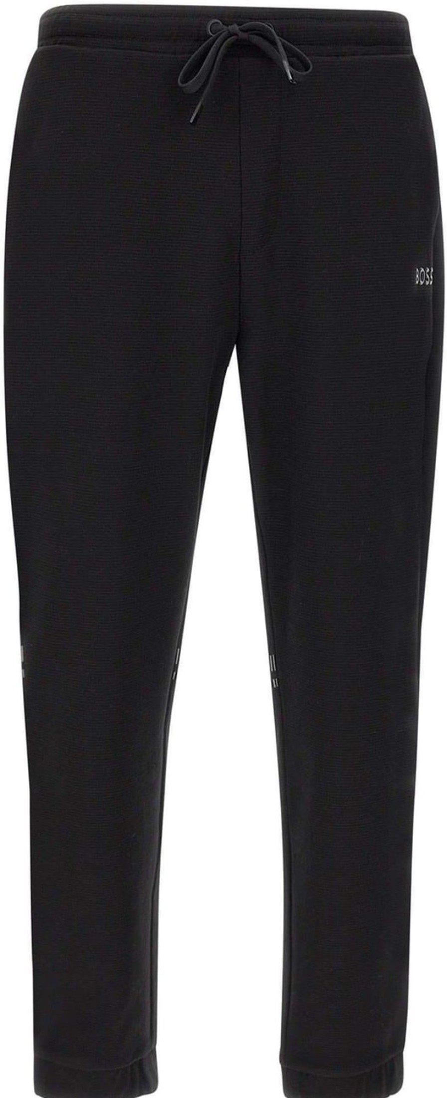 Heren Hugo Boss | Hugo Boss Boss Hadiko Mirror Sweatpants Black Zwart