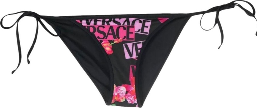 Dames Versace | Versace Floral-Print Bikini Bottoms Divers