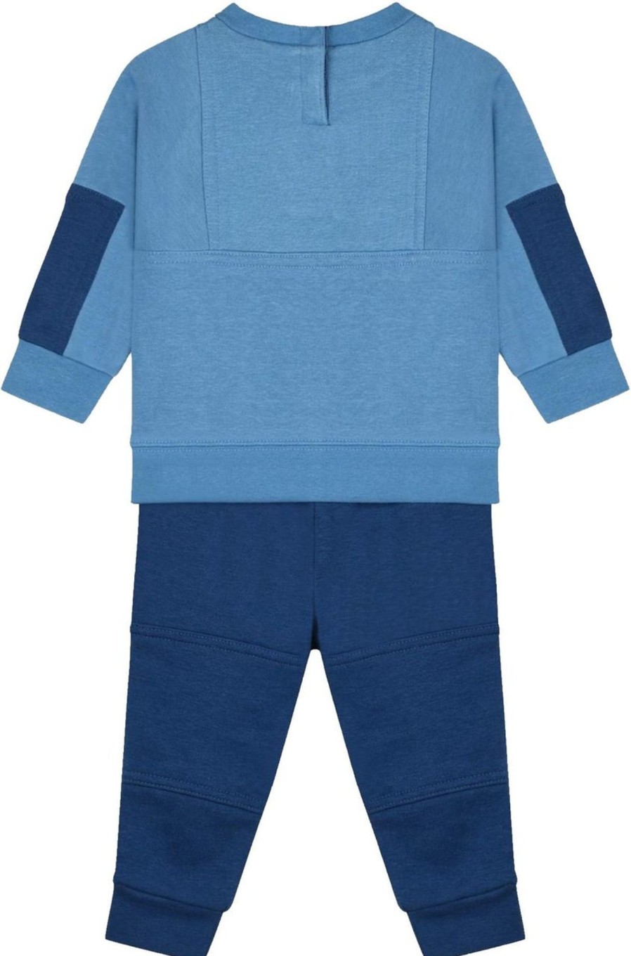 Kids Nike Sets | Nike Track Suit Kid Air Crew + Pant Set 86I160.B2S Blauw