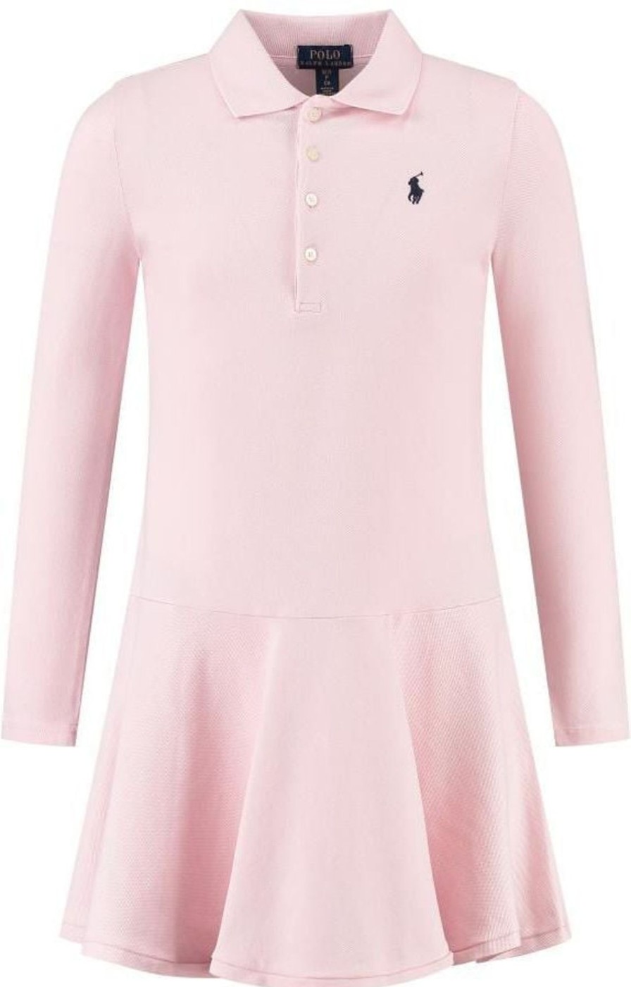 Kids Ralph Lauren Jurken | Ralph Lauren Day Dress Roze