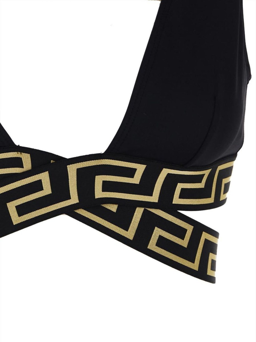 Dames Versace | Versace Swim Bikini Zwart