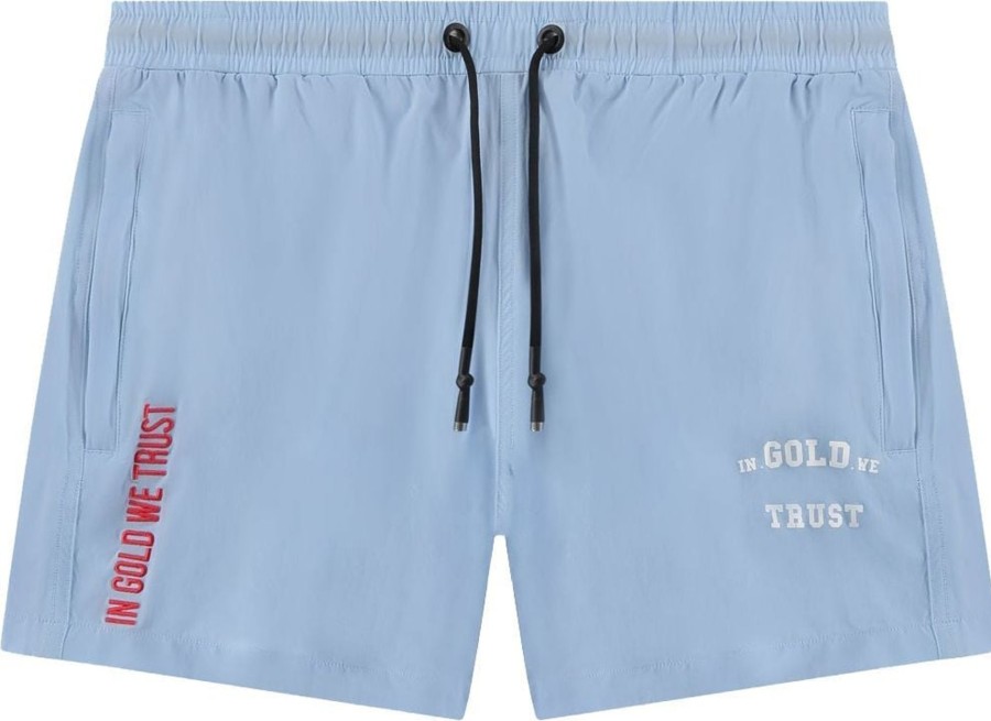 Heren In Gold We Trust | In Gold We Trust The Marley Baby Blue Blauw