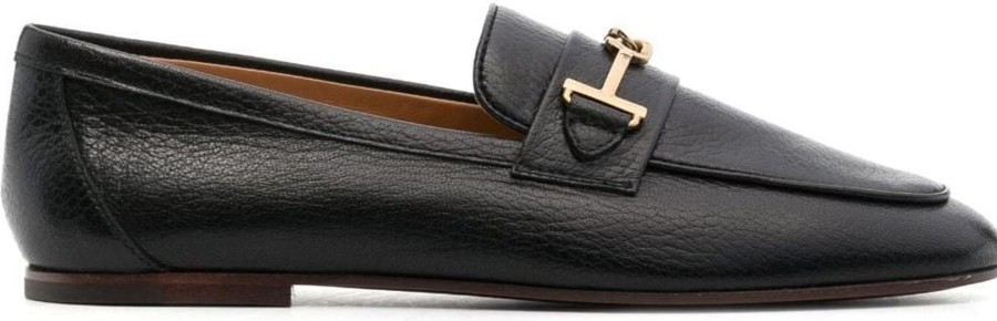 Dames Tod's | Tod'S Flat Shoes Black Zwart