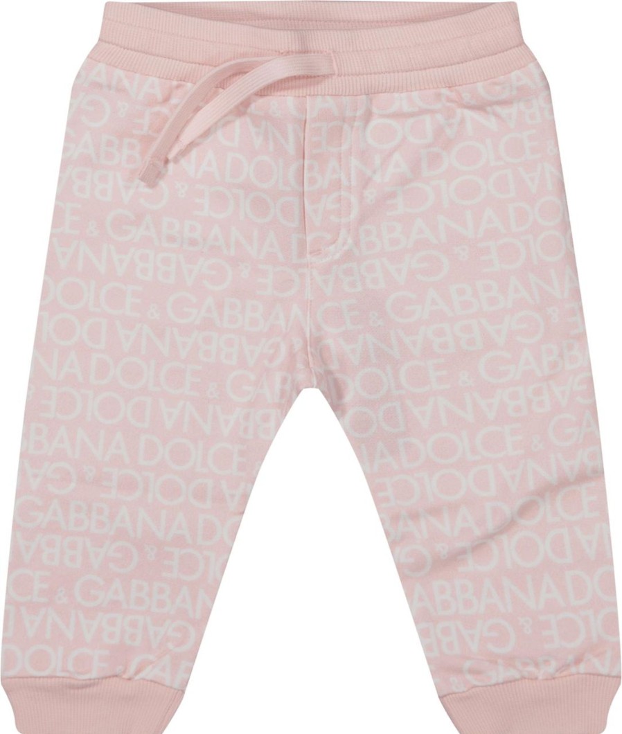 Kids Dolce & Gabbana Broeken | Dolce & Gabbana Dolce & Gabbana Baby Meisjes Broek Licht Roze Roze