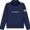 Kids Black Bananas Truien | Black Bananas Jr Commander Tracktop Blauw