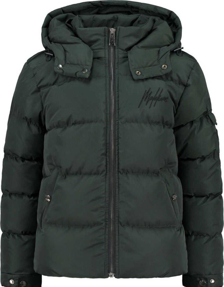 Kids Malelions Jassen | Malelions Junior Donn Puffer Jacket Groen