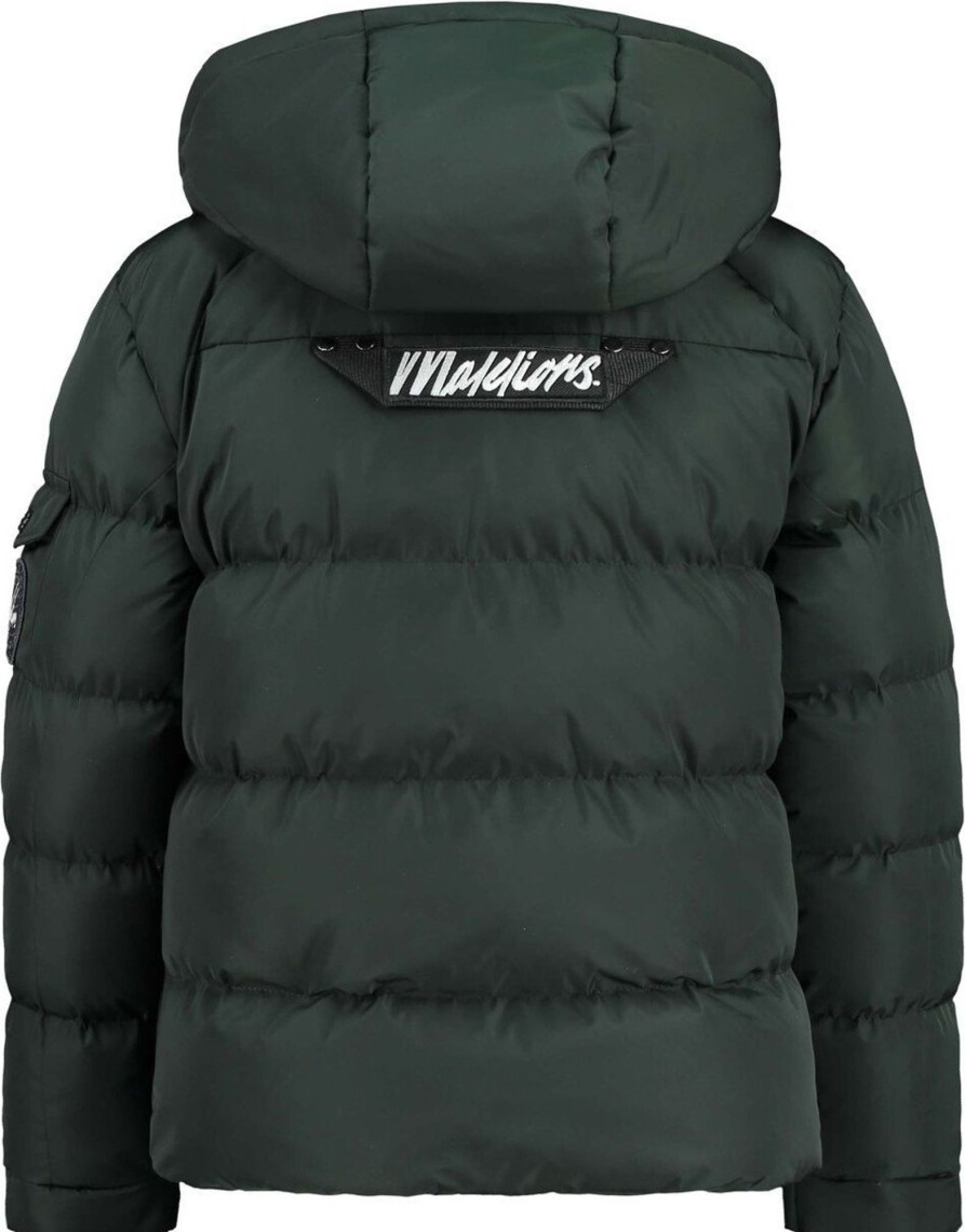 Kids Malelions Jassen | Malelions Junior Donn Puffer Jacket Groen