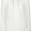 Dames Michael Kors | Michael Kors Bow Blouse White Wit