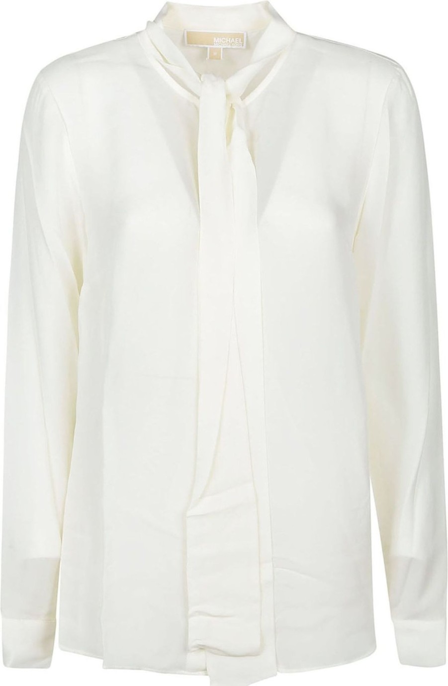 Dames Michael Kors | Michael Kors Bow Blouse White Wit