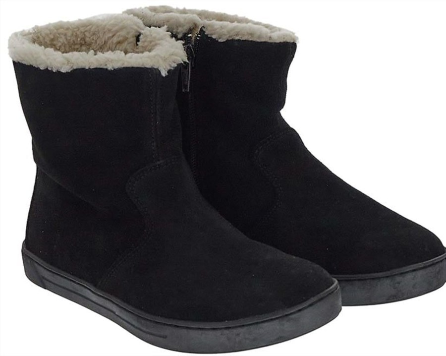 Kids Birkenstock Schoenen | Birkenstock Lille Ankle Boots Zwart