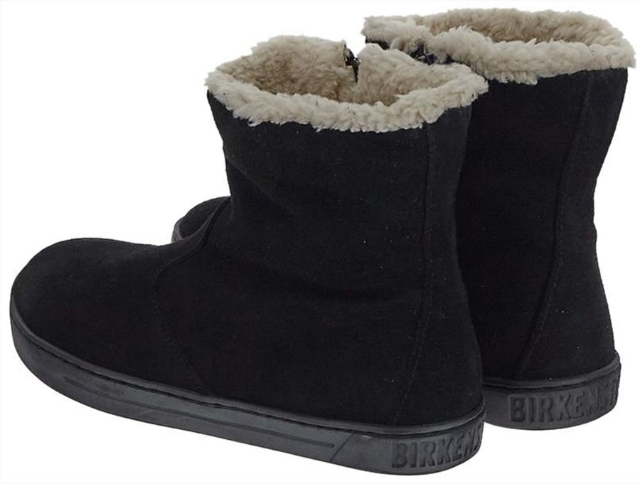 Kids Birkenstock Schoenen | Birkenstock Lille Ankle Boots Zwart