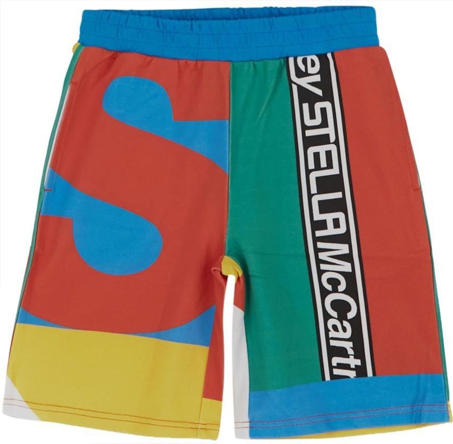 Kids Stella McCartney Shorts | Stella Mccartney Multicolor Shorts Divers