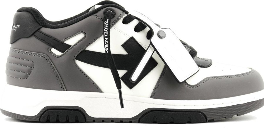 Heren OFF-WHITE | Off-White Ooo Dark Grey/Black Grijs