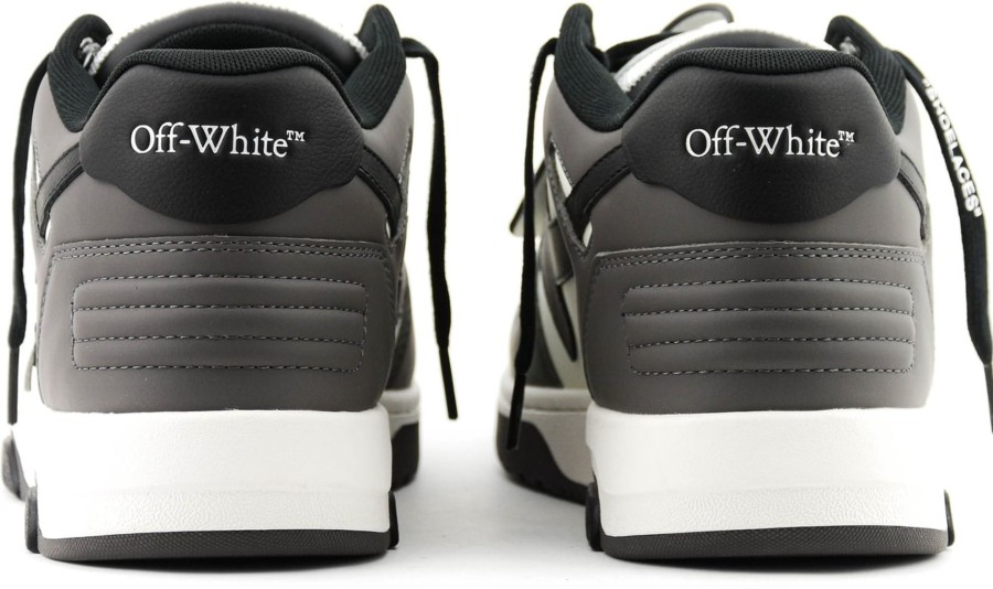 Heren OFF-WHITE | Off-White Ooo Dark Grey/Black Grijs