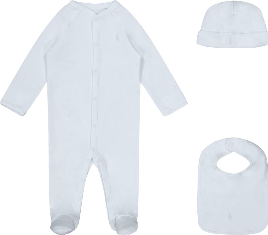 Kids Ralph Lauren Sets | Ralph Lauren Ralph Lauren Unisex Boxpakje Licht Blauw Blauw