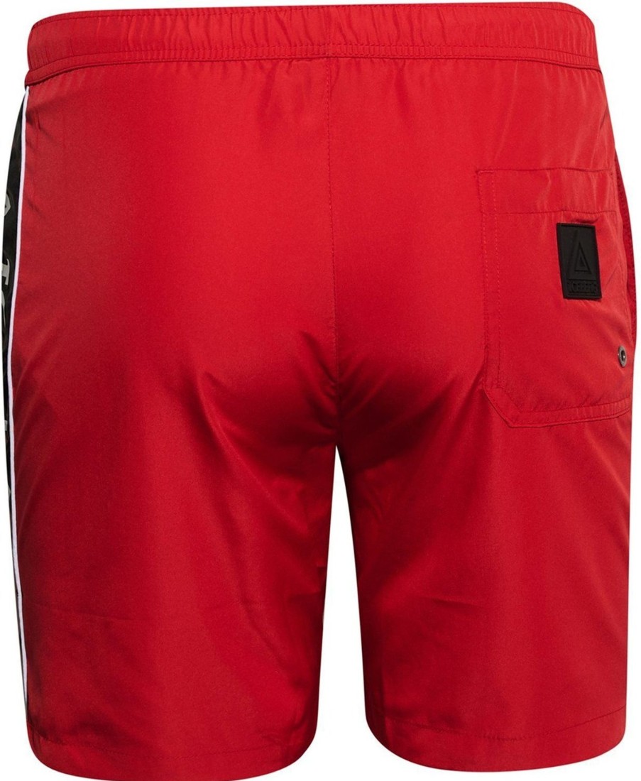 Heren Iceberg | Iceberg Medium Bs Bicolor Logo Red Rood