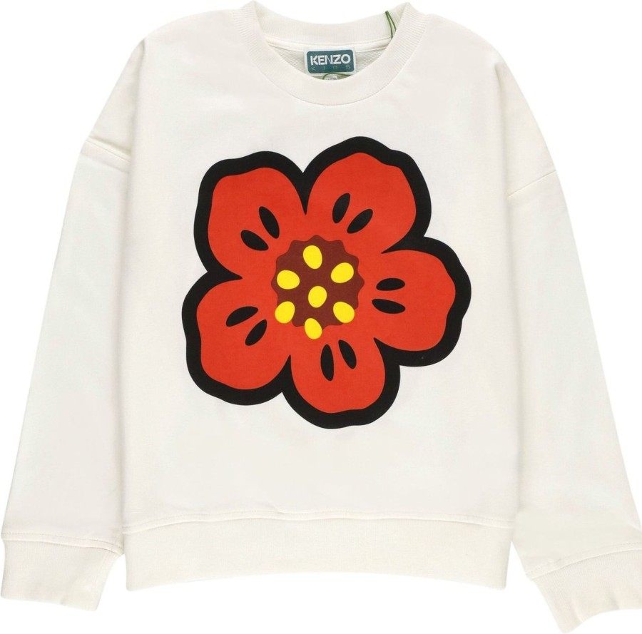 Kids Kenzo Truien | Kenzo Sweaters Ivory Ivory Neutraal