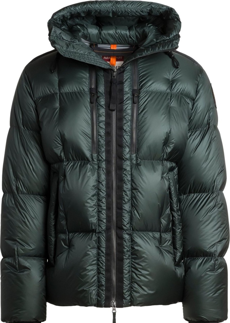 Heren Parajumpers | Parajumpers Diran Man Hooded Down Jas Groen