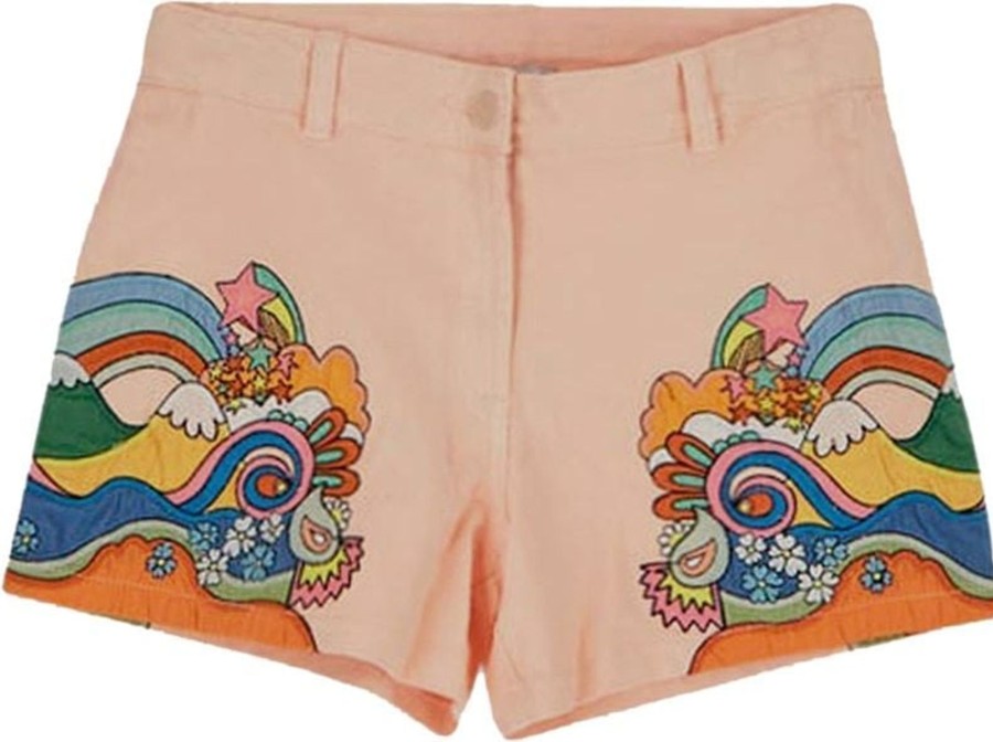 Kids Stella McCartney Shorts | Stella Mccartney Cotton Shorts Roze