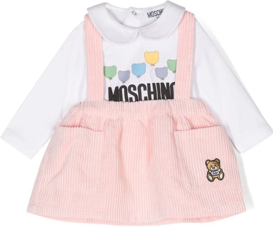 Kids Moschino Jumpsuits | Moschino T-Shirt + Gonna Pink Roze