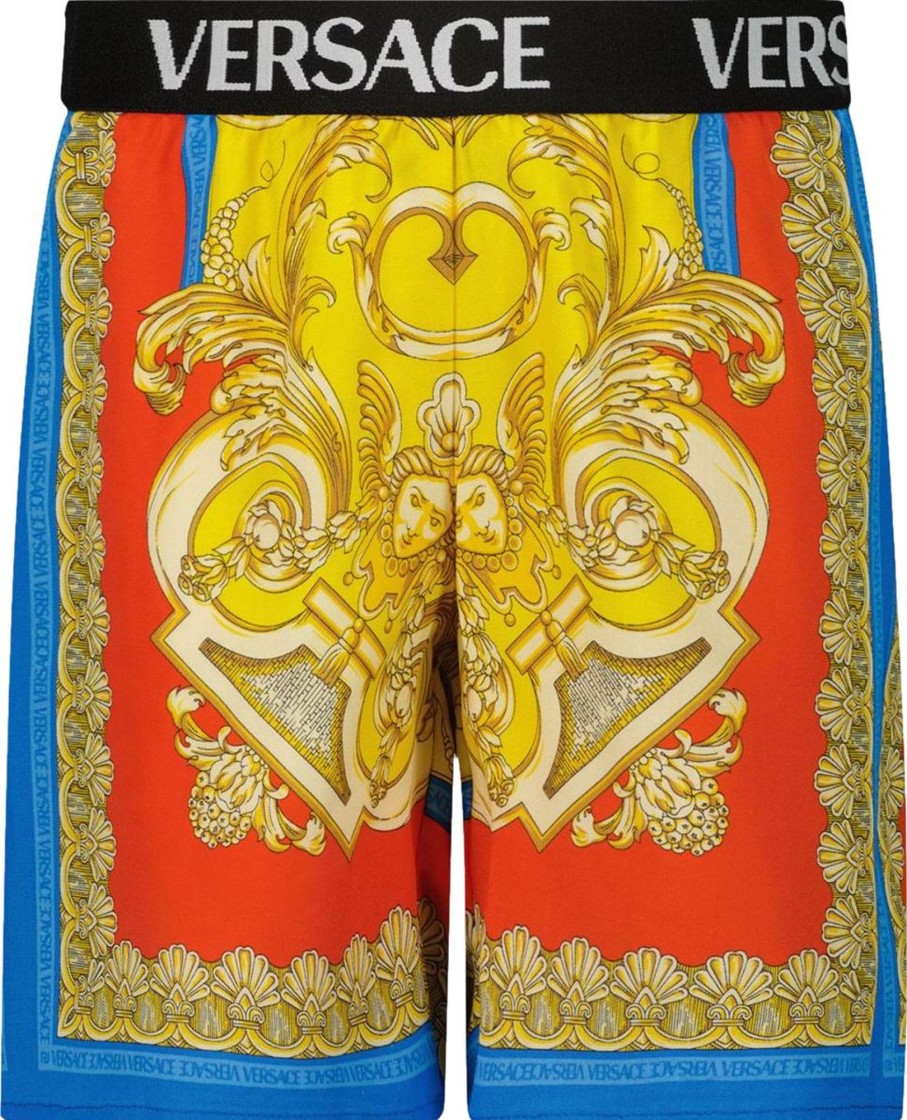 Kids Versace Shorts | Versace Versace Baby Meisjes Shorts Blauw Blauw