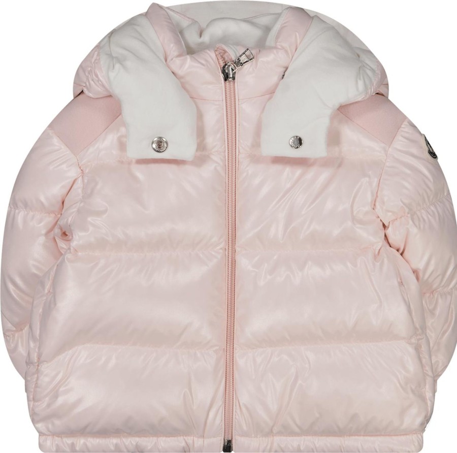 Kids Moncler Tassen | Moncler Moncler Baby Meisjes Jas Licht Roze Roze