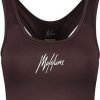 Dames Malelions | Malelions Women Sport Bra - Chocolate Bruin