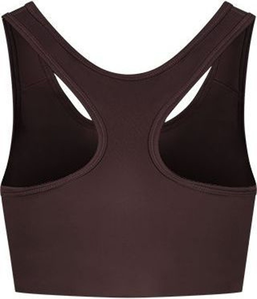 Dames Malelions | Malelions Women Sport Bra - Chocolate Bruin