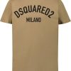 Kids Dsquared2 T-Shirts | Dsquared2 Relax Maglietta T-Shirt Beige