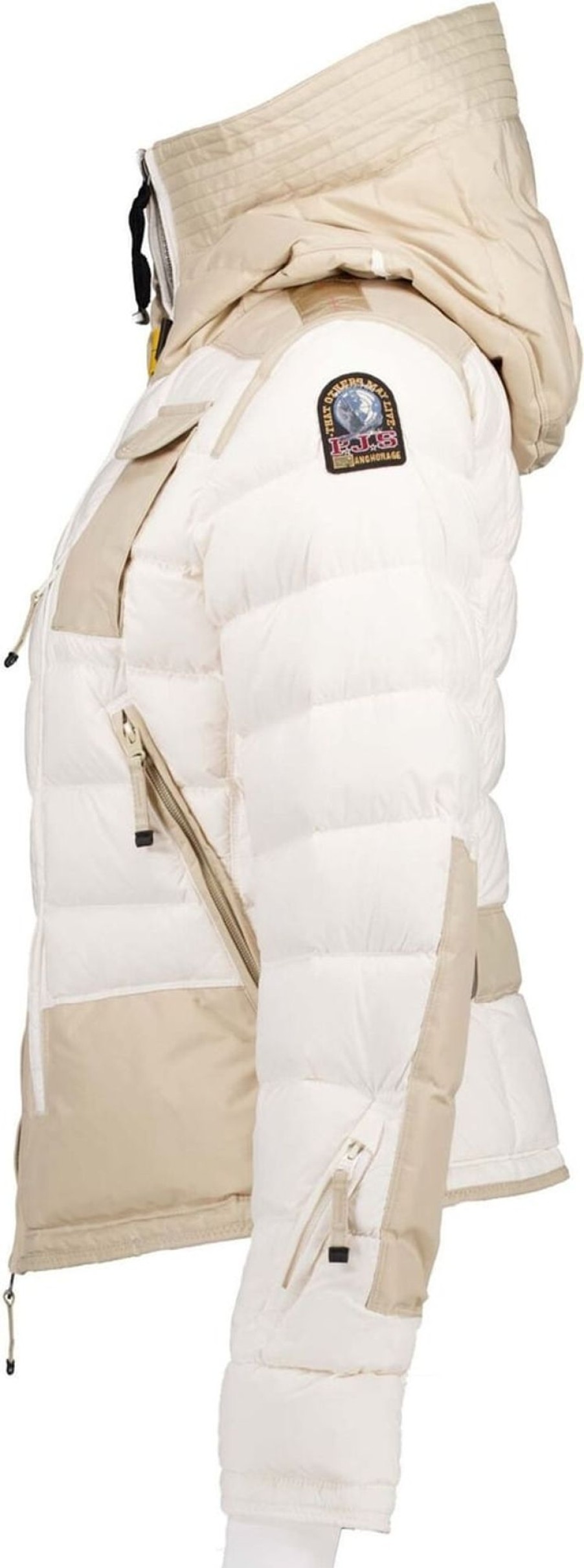 Dames Parajumpers | Parajumpers Skimaster Donsjas Ecru Beige