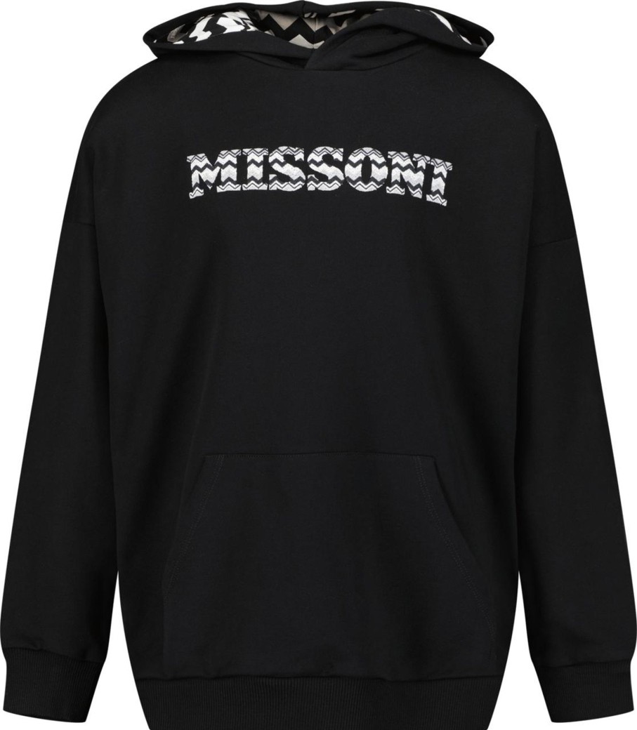 Kids Missoni Truien | Missoni Missoni Kinder Meisjes Trui Zwart Zwart