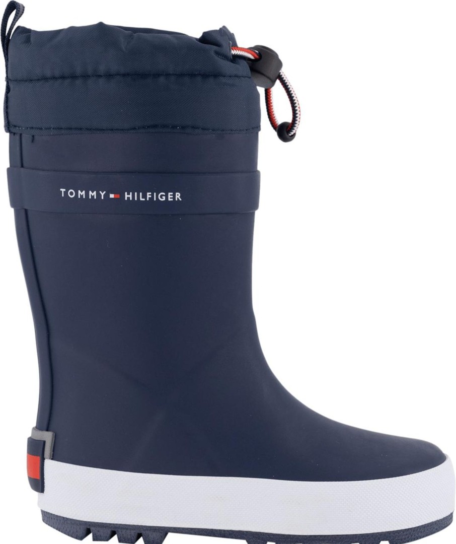 Kids Tommy Hilfiger Laarzen | Tommy Hilfiger Tommy Hilfiger Kinder Unisex Laarzen Navy Blauw