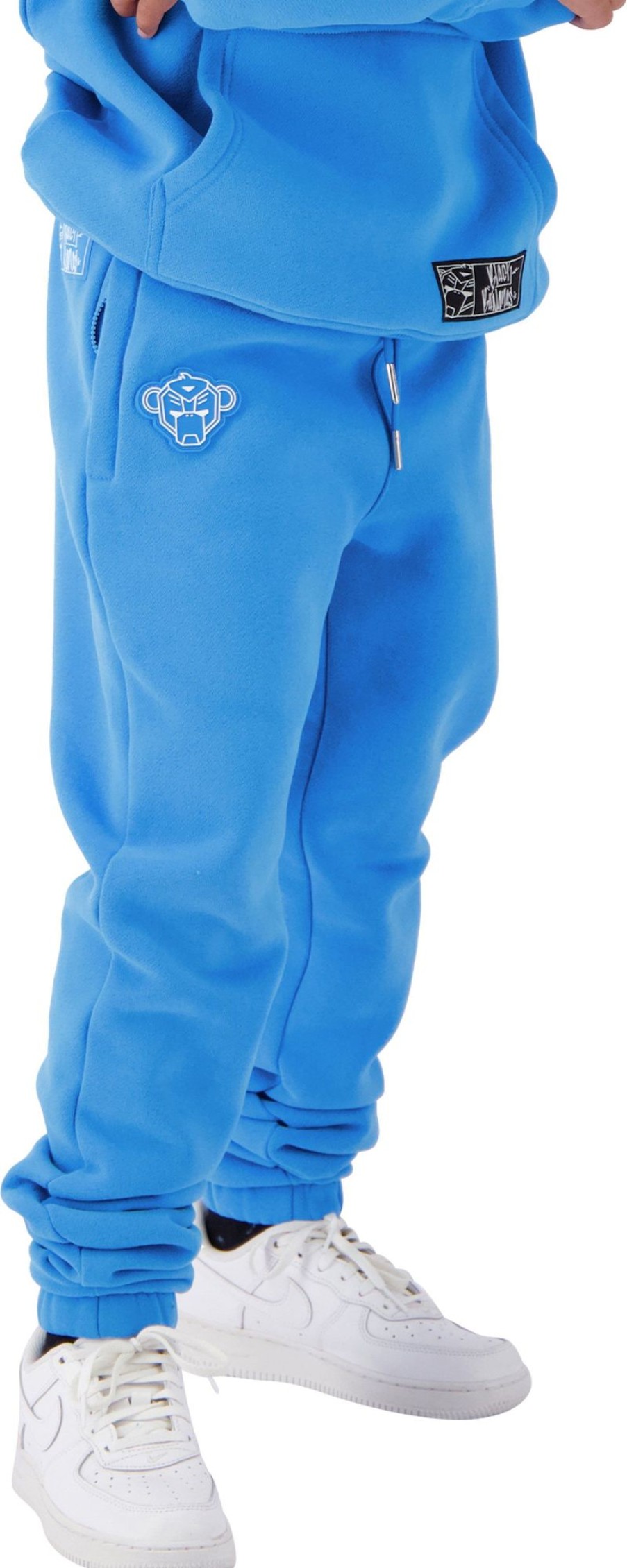 Kids Black Bananas Broeken | Black Bananas Jr Relax Sweatpants Blauw