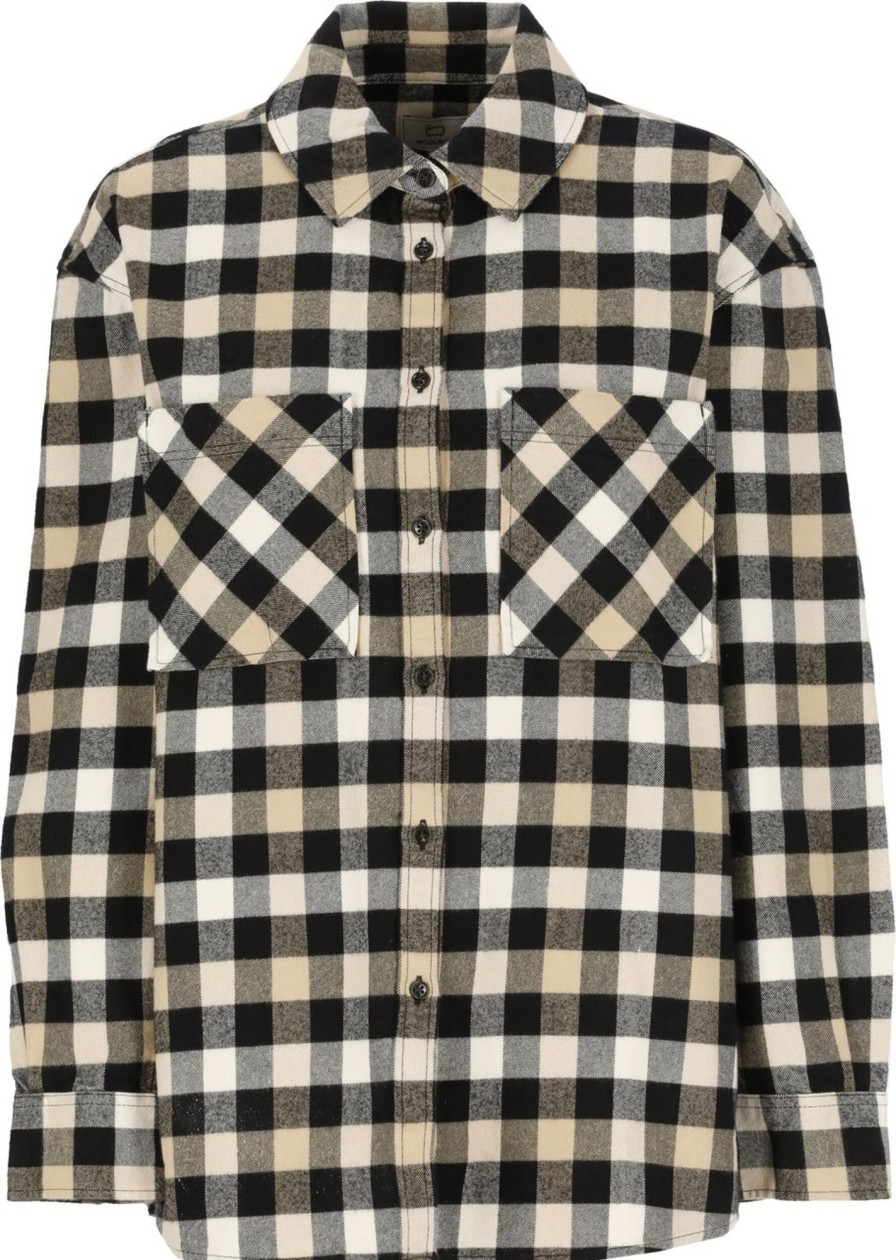 Dames Woolrich | Woolrich Woolrich Shirts Beige Neutraal