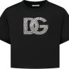 Kids Dolce & Gabbana Tops | Dolce & Gabbana T-Shirt Zwart