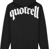 Heren Quotrell | Quotrell Messina Hoodie | Black/White Zwart