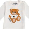 Kids Moschino Shirts | Moschino Moschino T-Shirt Orso Newborn Wit