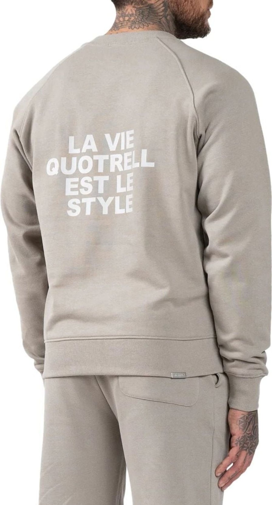 Heren Quotrell | Quotrell La Vie Sweater Heren Grijs Grijs